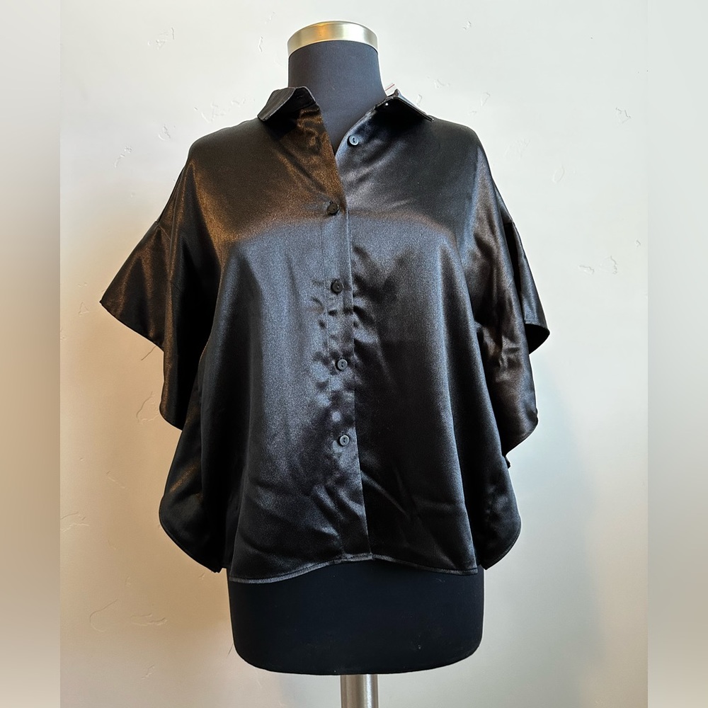 NWT FAVLUX Black Blouse